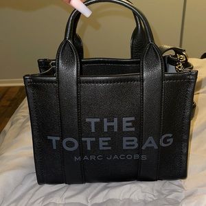 Marc Jacobs MINI Black Leather Tote Bag